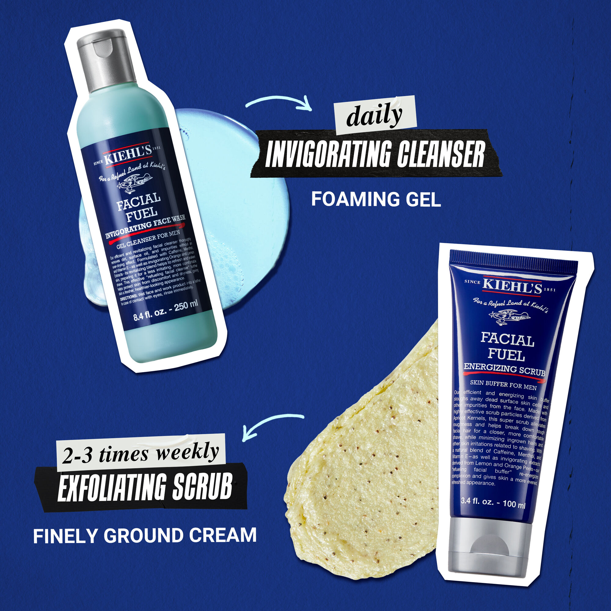 Facial Fuel Invigorating Face Wash for Men – Kiehl's